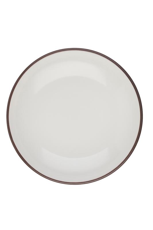 Modest Brown Valle Deep Plate 25 cm 1140 cc