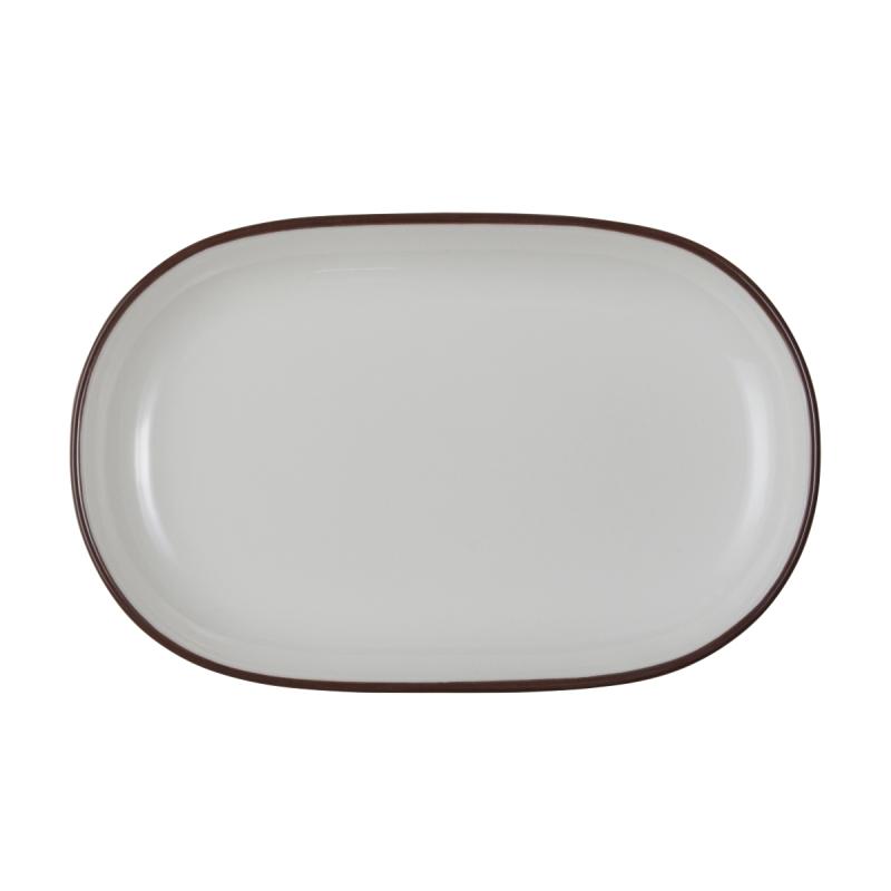 Modest Brown MaGWus Oval Platter 14 cm