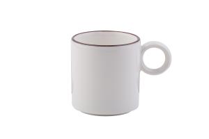 Modest Brown Ring Coffee Cup 80 cc