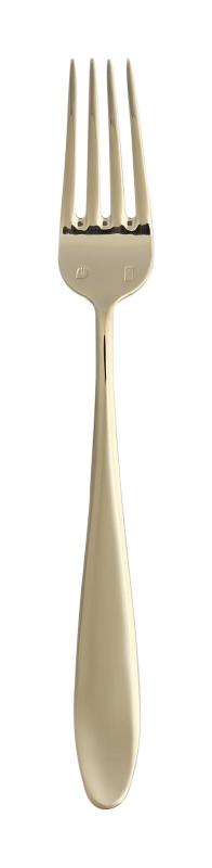 DESSERT FORK ANZO PVD CHAMPAGNE