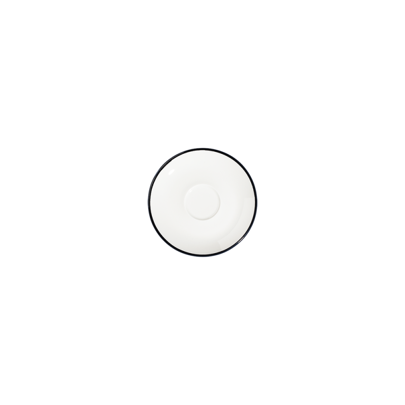 Modest Black Lona Espresso Saucer 12 cm