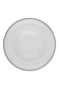 Modest Black Miro Deep Plate 20 cm 170 cc