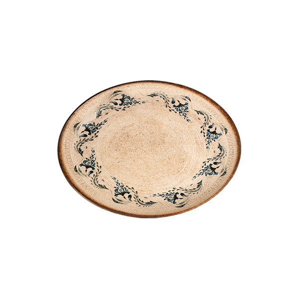 Voyage Navy Lona Oval Plate 33 cm