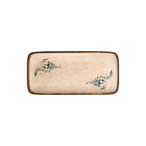 Voyage Navy Quadro Rectangular Plate 35 cm (34 * 16)