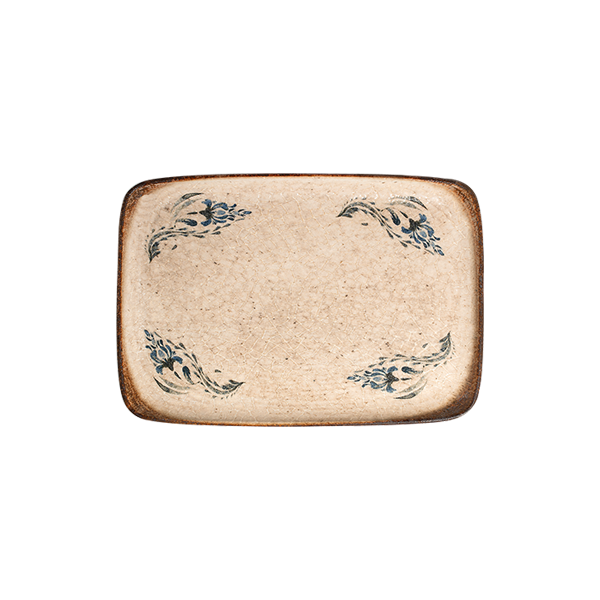 Voyage Navy Quadro Rectangular Plate 37 cm (33 * 23)