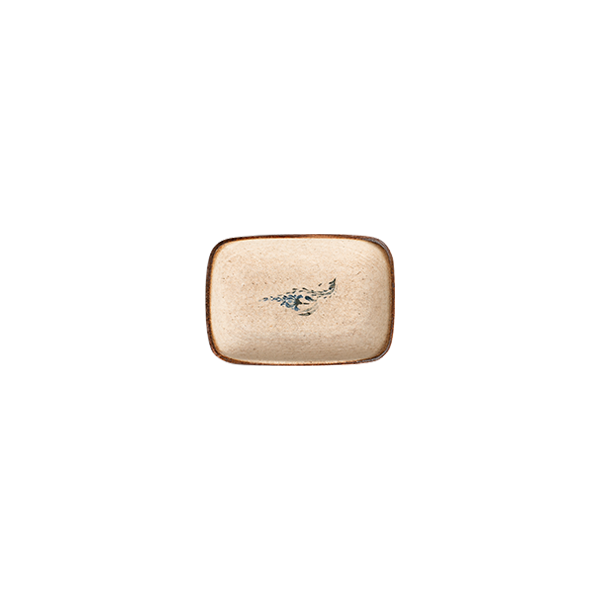 Voyage Navy Quadro Rectangular Platter 18 cm (17 * 12)