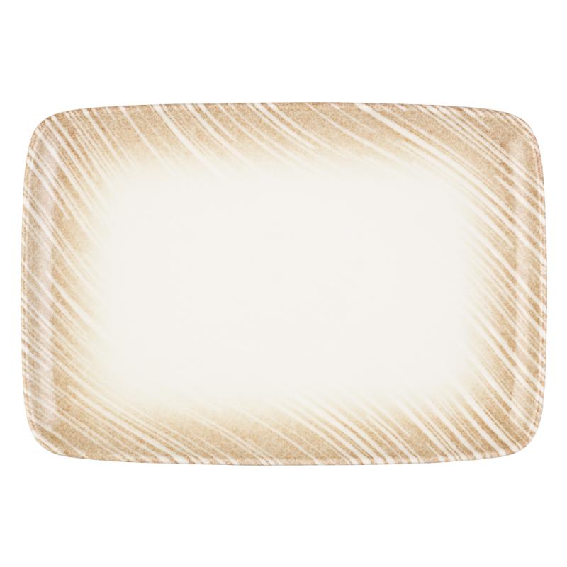 Thin Brown Rectangular Plate 37 cm (33 * 23)