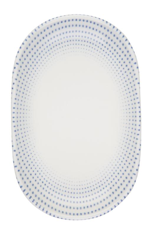 Harmony Blue Magnus Oval Platter 18 cm