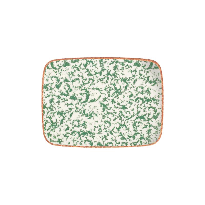 Venecia Green Quadro Rectangular Plate 31 cm (27 * 20)