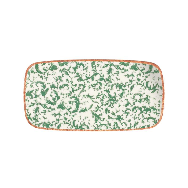 Venecia Green Quadro Rectangular Plate 35 cm (34 * 16)
