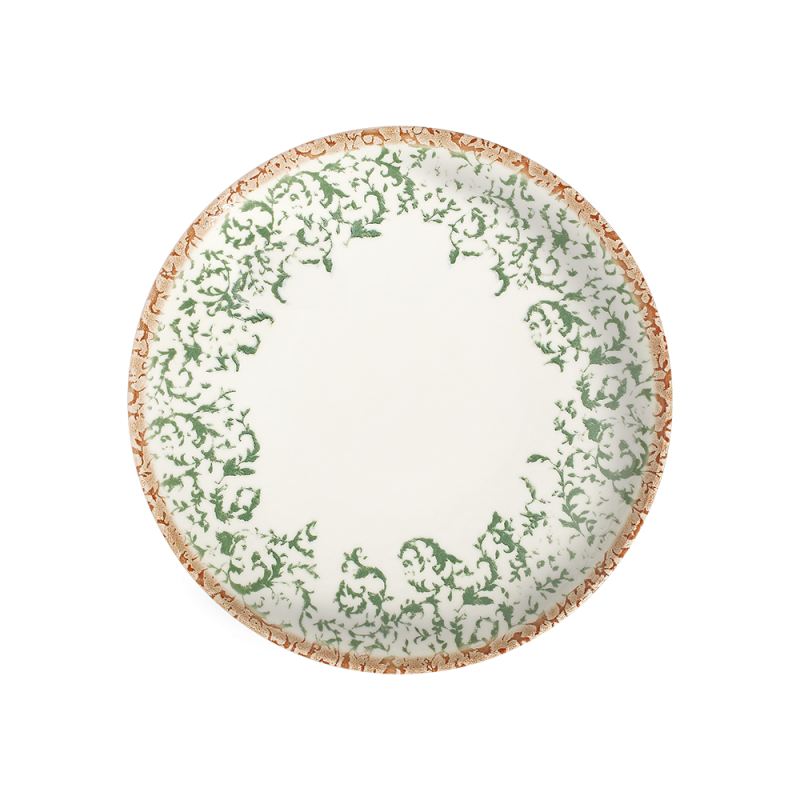 Venecia Green W Valle Deep Plate 25 cm 1140 cc