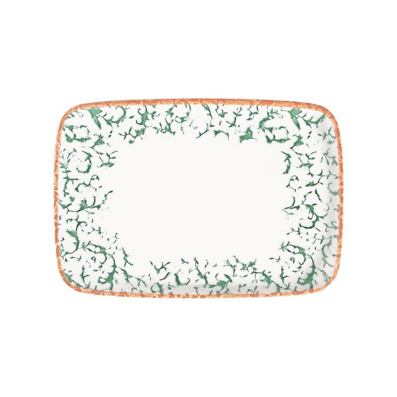 Venecia Green W Quadro Rectangular Plate 37 cm (33 * 23)