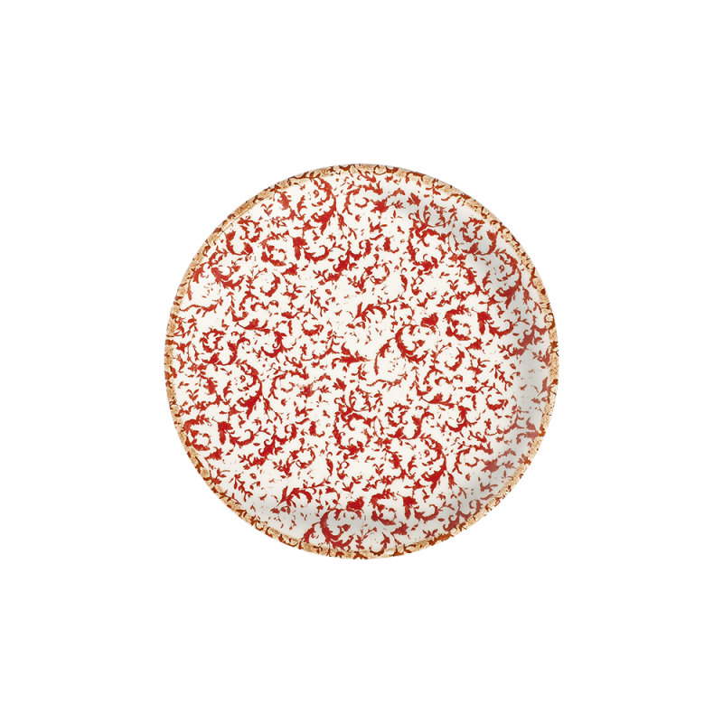 Venecia Maroon Lona Flat Plate 23 cm