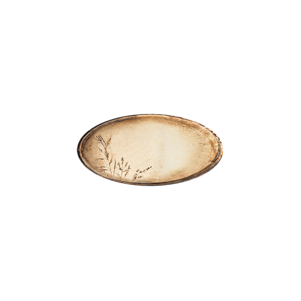 Fall Beige Stolt Oval Platter 26 cm