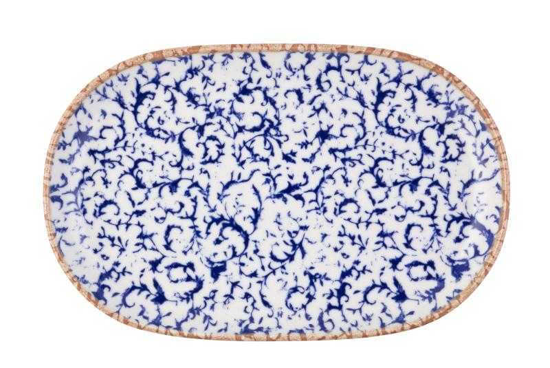 Venecia Navy Magnus Oval Platter 28 cm