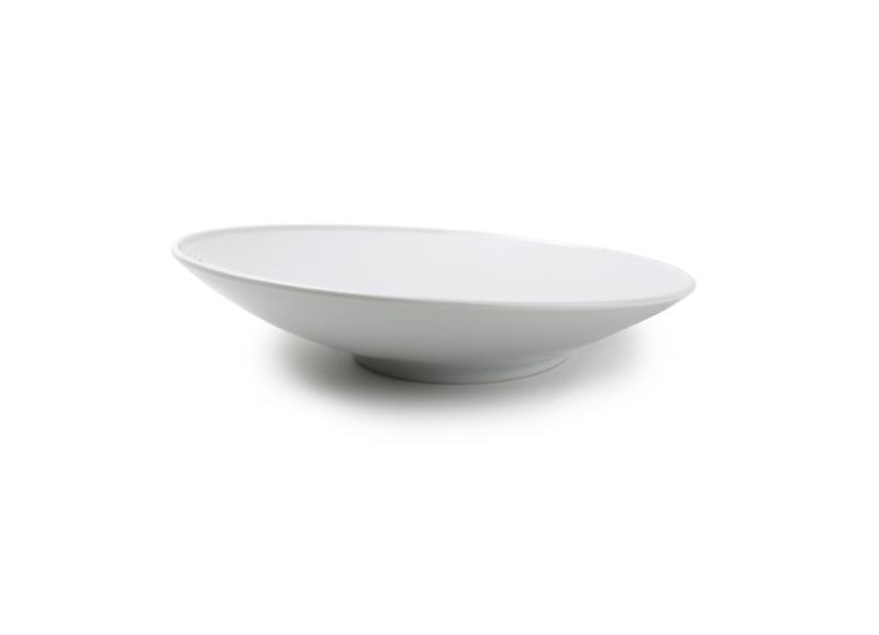 Deep plate 30xH8cm slanting white Appetite