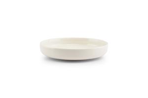 Deep plate 20xH4cm white Nuo