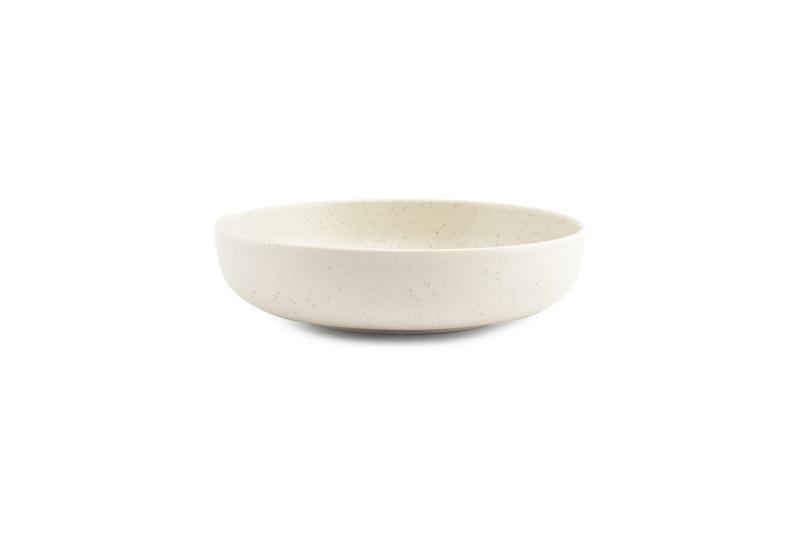 Bowl 19,5xH5cm vanille Dot