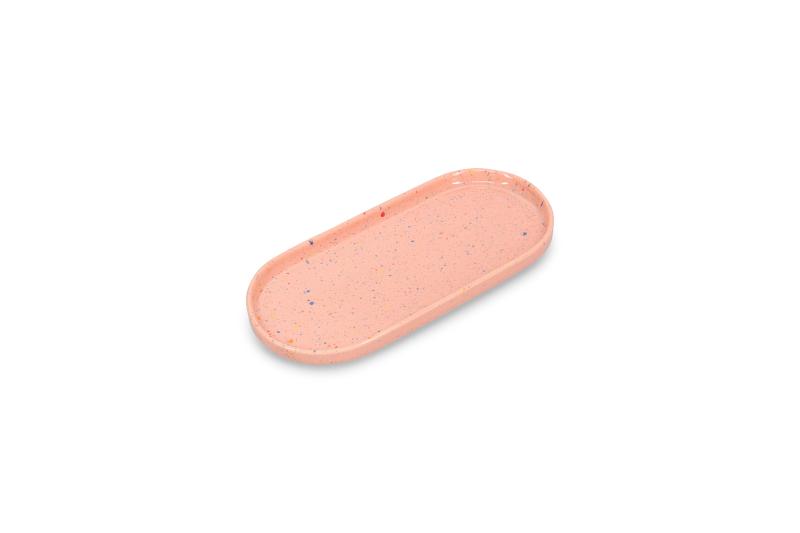 Serving dish 20x9cm pink Fika