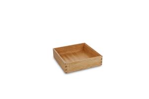 Serving tray 24x24xH6,5cm bamboo Arbor