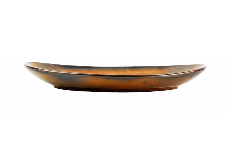 Serving dish 33x22,5xH4cm dark brown Escura