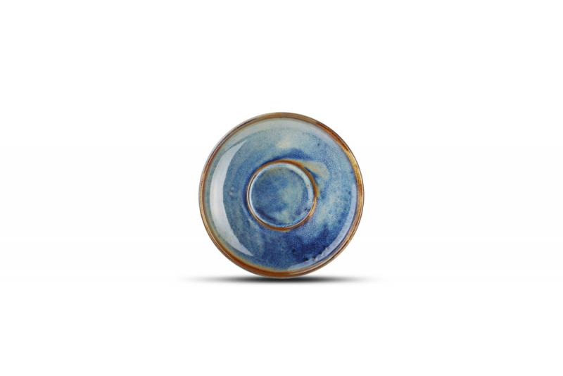 Mocha saucer 12,5cm blue Nova