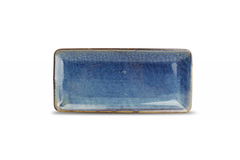 Serving dish 14x30,5cm blue Nova