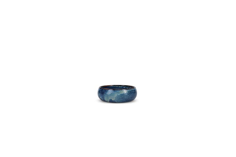 Bowl 12xH5cm spherical blue Nova
