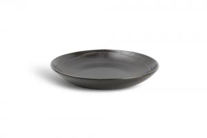 Serving dish round 30xH5cm black Ceres 2