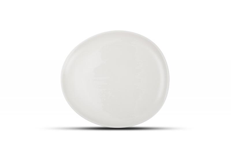 Plate 21x18,5cm white Ceres