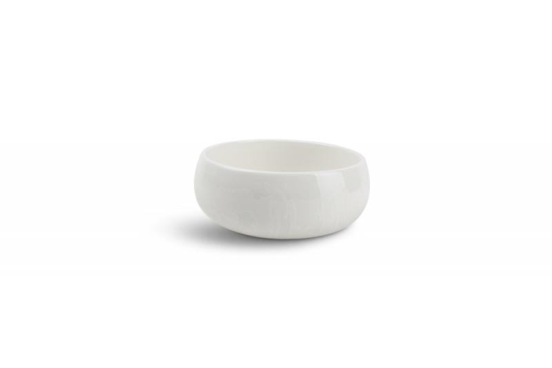 Bowl 14xH6,5cm spherical white Ceres