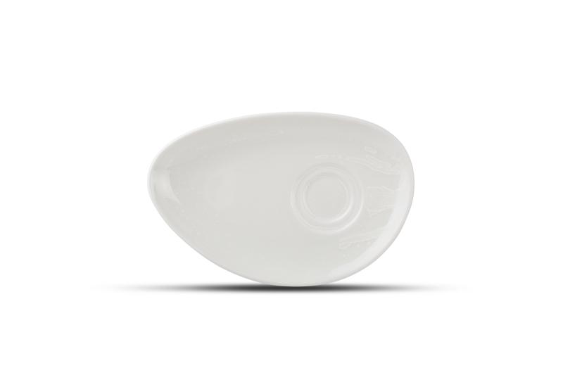 Saucer 20x13cm white Ceres