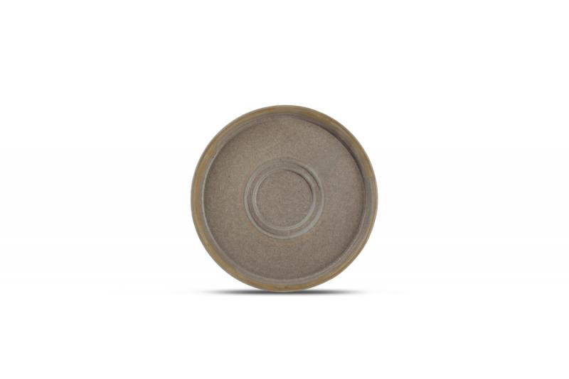Saucer 14xH1,5cm for 8/14cl cup brown Structo