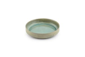 Deep plate 22xH4,5cm turquoise Structo