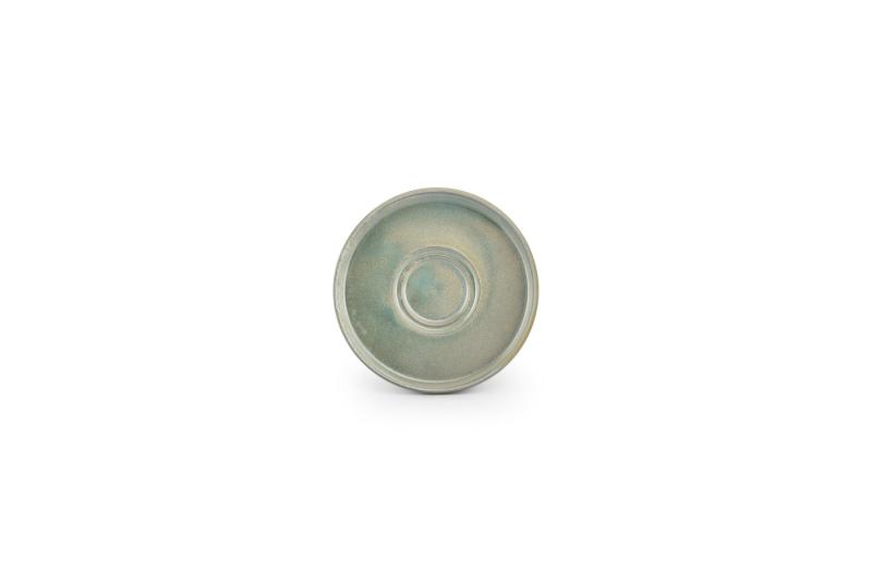 Saucer 14xH1,5cm for cup 8/14cl turquoise Structo