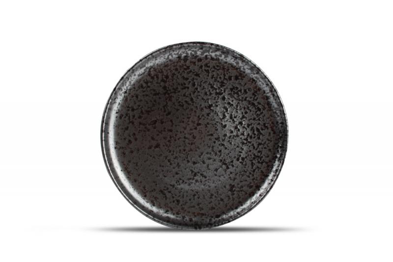 Plate 28,5cm black Oxido
