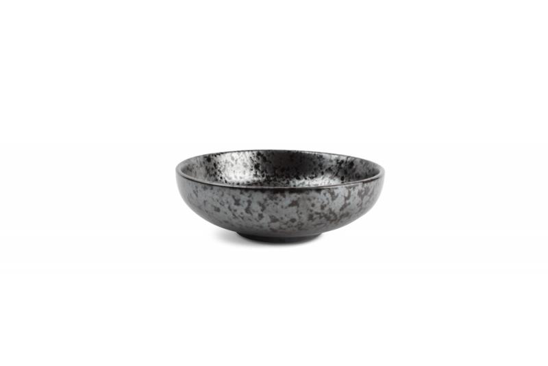 Bowl 18xH5,5cm black Oxido