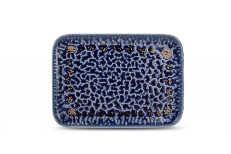 Plate 28x20cm cobalt Oxido