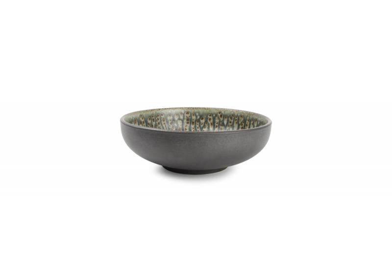 Deep plate 18xH5,5cm emerald Oxido