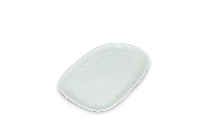 Plate 33x23cm frost white Ceres