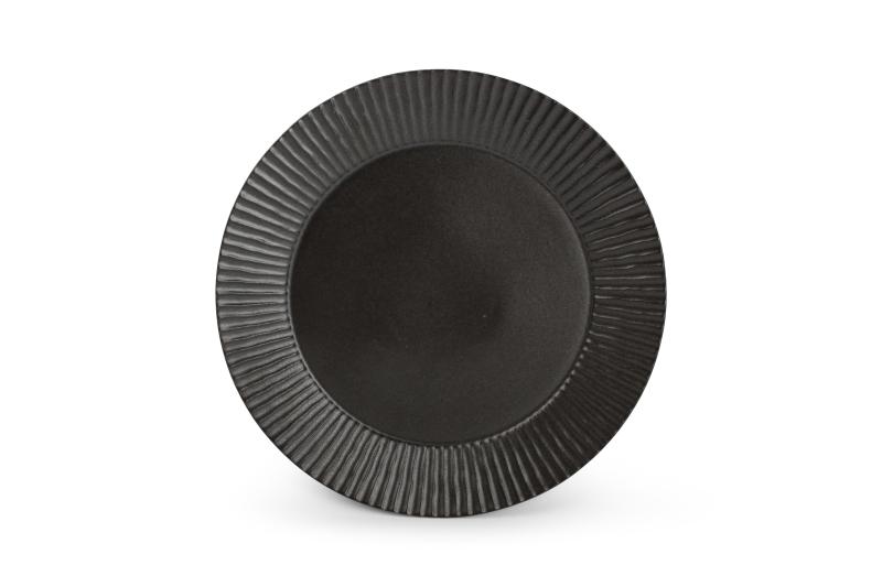 Plate 26cm black Aurora