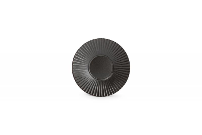 Saucer 14cm black Aurora