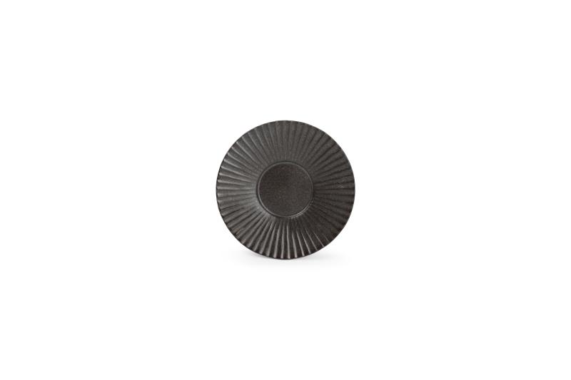 Mocha saucer 12cm black Aurora