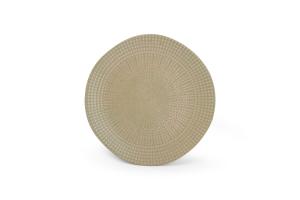 Plate 21xH1,5cm olive Mosaic - Utgående