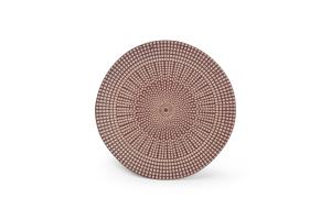 Plate 21xH1,5cm aubergine Mosaic - Utgående