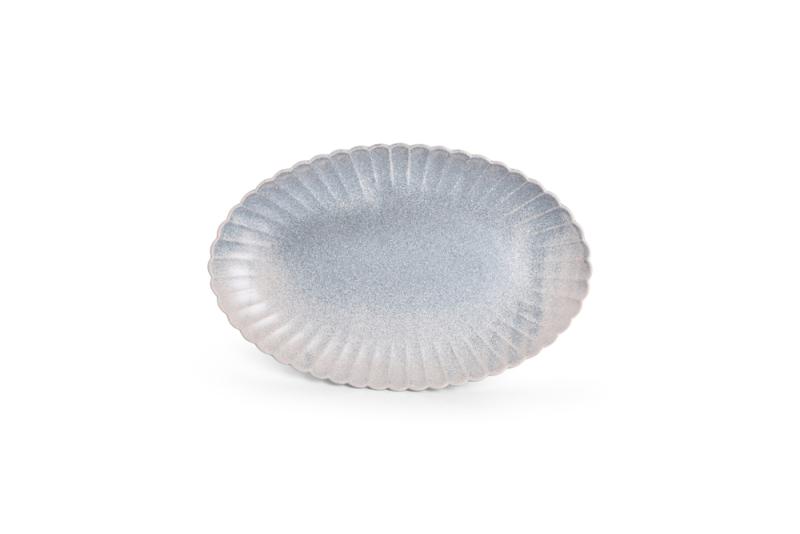Serving dish 41x26cm blue faded Dune
