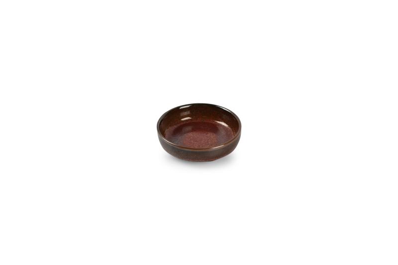 Bowl 10xH3cm red Tapa