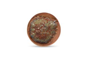 Bowl 25,5xH5,5cm crab burnt orange Icon