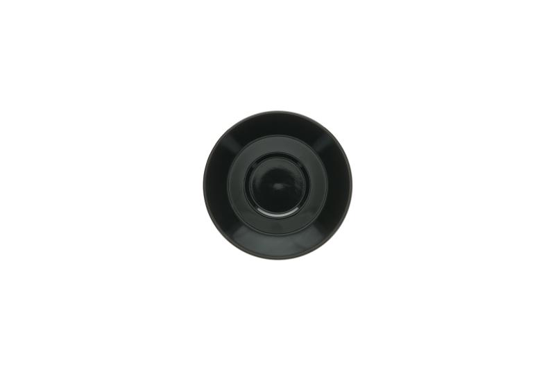 Saucer 16,5cm for cup 28cl black Barista