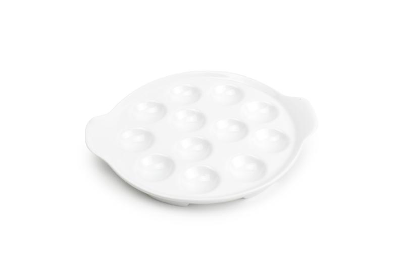 Escargot plate 19,5cm white Appetite